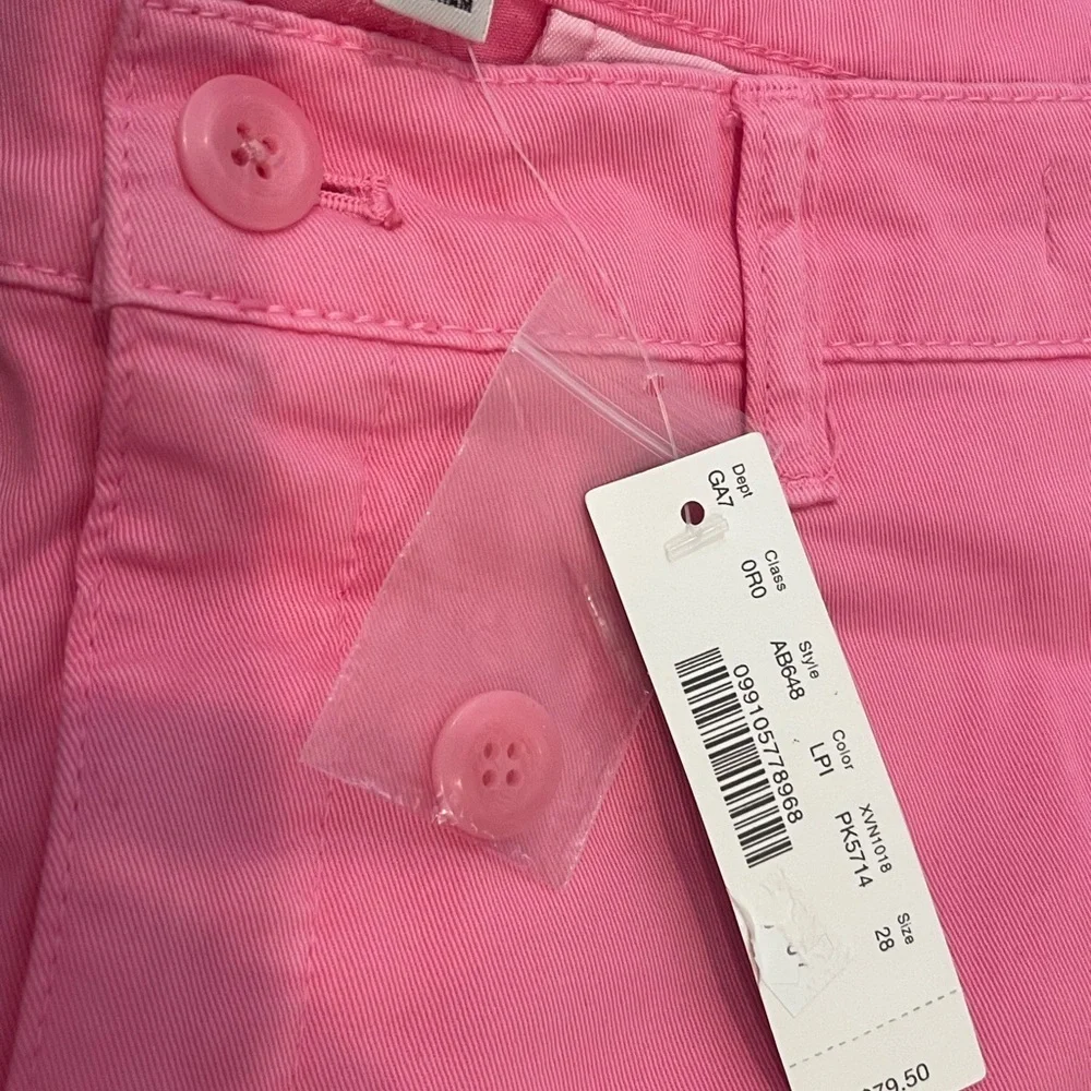 nwt j crew vintage straight Pink Pants 28 with perfecting pockets